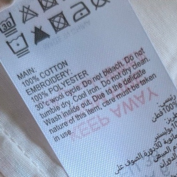 Mint Velvet Strawberry Print Scalloped Collar Blouse Pink/Red Women's Size 6 - Picture 12 of 12